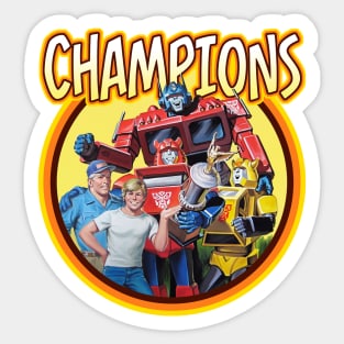 80s Champions V2 Sticker